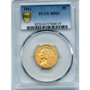 Half Eagles---Indian Head 1908-1929 -Gold- 5 Dollar (3)