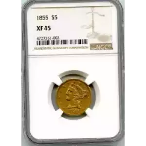 Half Eagles---Liberty Head 1839-1908 -Gold- 5 Dollar (3)