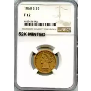 Half Eagles---Liberty Head 1839-1908 -Gold- 5 Dollar (3)