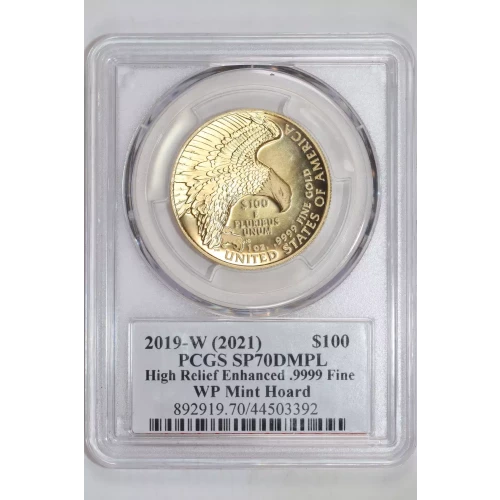 High Relief $100 Gold