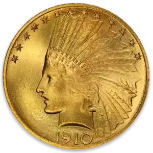 Indian $10 (1907 - 1933) - Circ