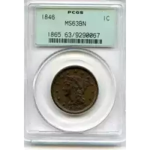 Large Cents - Braided Hair Cent (1839-1857) (3)