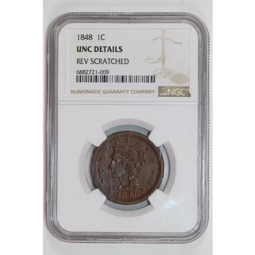 Large Cents - Braided Hair Cent (1839-1857)