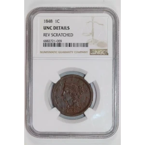 Large Cents - Braided Hair Cent (1839-1857)