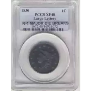 Large Cents-Coronet Head 1816-1839 (3)