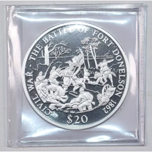 LIBERIA Silver 20 DOLLARS