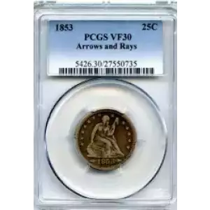 Liberty Seated Quarter Dollar (3)