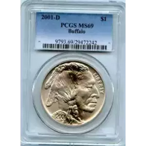 Modern Commemoratives --- American Buffalo Commemorative 2001-Silver- 1 Dollar (3)