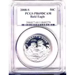 Modern Commemoratives --- Bald Eagle 2008 -Copper-Nickel- 0.5 Dollar (3)