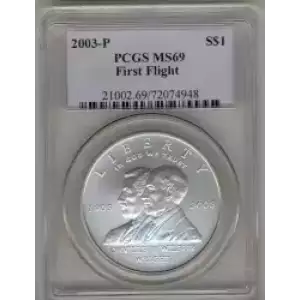 Modern Commemoratives --- First Flight Centennial 2003 -Silver- 1 Dollar (3)