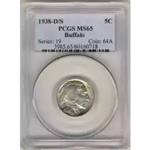 Nickel Five Cent Pieces-Indian Head or Buffalo (3)