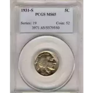 Nickel Five Cent Pieces-Indian Head or Buffalo (3)