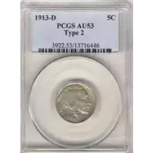 Nickel Five Cent Pieces-Indian Head or Buffalo (3)