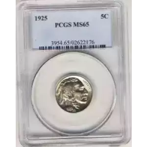 Nickel Five Cent Pieces-Indian Head or Buffalo (3)