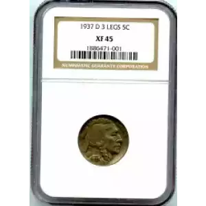 Nickel Five Cent Pieces-Indian Head or Buffalo (3)