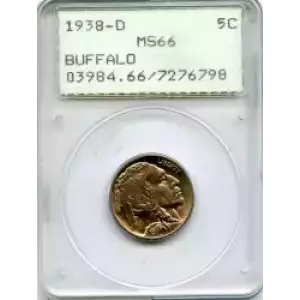 Nickel Five Cent Pieces-Indian Head or Buffalo (3)