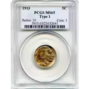 Nickel Five Cent Pieces-Indian Head or Buffalo (3)