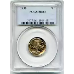 Nickel Five Cent Pieces-Indian Head or Buffalo (3)