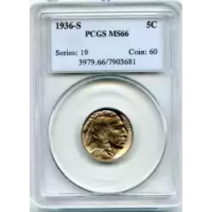 Nickel Five Cent Pieces-Indian Head or Buffalo (3)