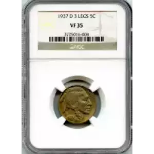 Nickel Five Cent Pieces-Indian Head or Buffalo (3)