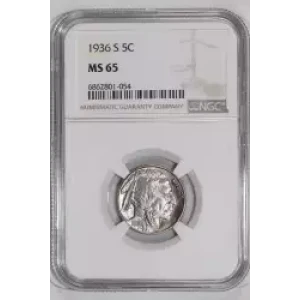 Nickel Five Cent Pieces-Indian Head or Buffalo