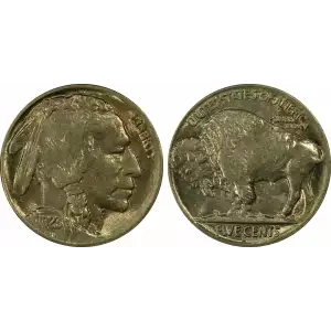 Nickel Five Cent Pieces-Indian Head or Buffalo