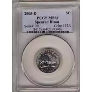 Nickel Five Cent Pieces-Jefferson (3)