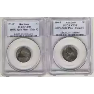Nickel Five Cent Pieces-Jefferson (3)
