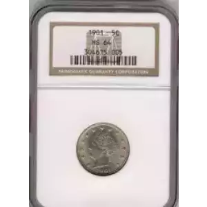 Nickel Five Cent Pieces-Liberty Head 1883-1913 (3)