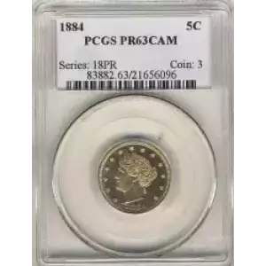 Nickel Five Cent Pieces-Liberty Head 1883-1913 (3)