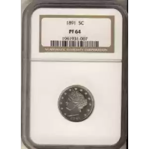 Nickel Five Cent Pieces-Liberty Head 1883-1913 (3)