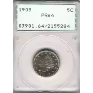 Nickel Five Cent Pieces-Liberty Head 1883-1913 (3)