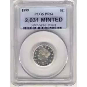 Nickel Five Cent Pieces-Liberty Head 1883-1913 (3)