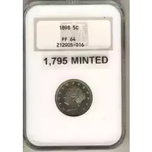 Nickel Five Cent Pieces-Liberty Head 1883-1913 (3)