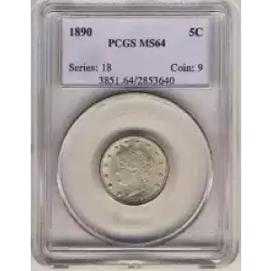 Nickel Five Cent Pieces-Liberty Head 1883-1913 (3)