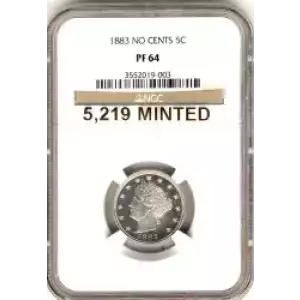 Nickel Five Cent Pieces-Liberty Head 1883-1913 (3)