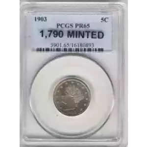 Nickel Five Cent Pieces-Liberty Head 1883-1913 (3)