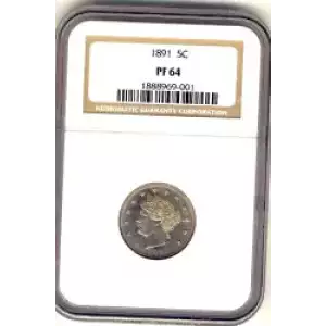 Nickel Five Cent Pieces-Liberty Head 1883-1913 (3)