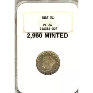 Nickel Five Cent Pieces-Liberty Head 1883-1913 (3)