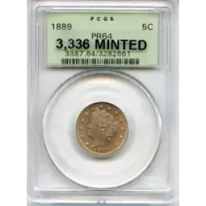 Nickel Five Cent Pieces-Liberty Head 1883-1913 (3)