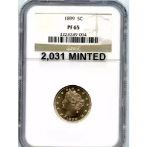 Nickel Five Cent Pieces-Liberty Head 1883-1913 (3)