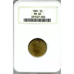 Nickel Five Cent Pieces-Liberty Head 1883-1913 (3)