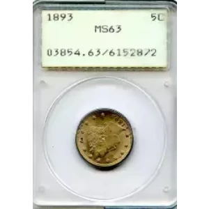 Nickel Five Cent Pieces-Liberty Head 1883-1913 (3)