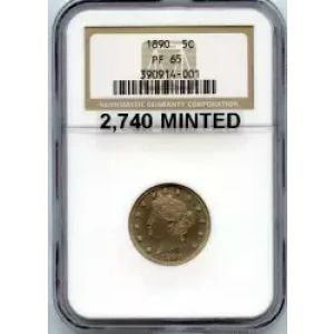 Nickel Five Cent Pieces-Liberty Head 1883-1913 (3)