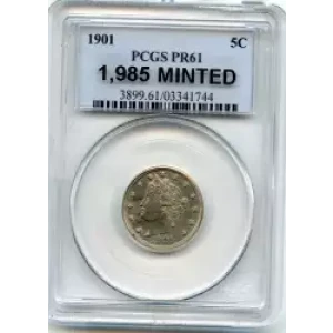 Nickel Five Cent Pieces-Liberty Head 1883-1913 (3)