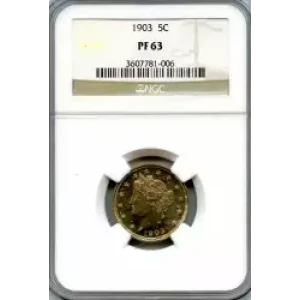 Nickel Five Cent Pieces-Liberty Head 1883-1913 (3)