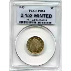 Nickel Five Cent Pieces-Liberty Head 1883-1913 (3)