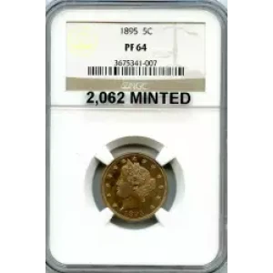 Nickel Five Cent Pieces-Liberty Head 1883-1913 (3)