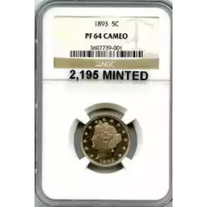 Nickel Five Cent Pieces-Liberty Head 1883-1913 (3)