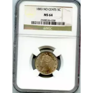 Nickel Five Cent Pieces-Liberty Head 1883-1913 (3)